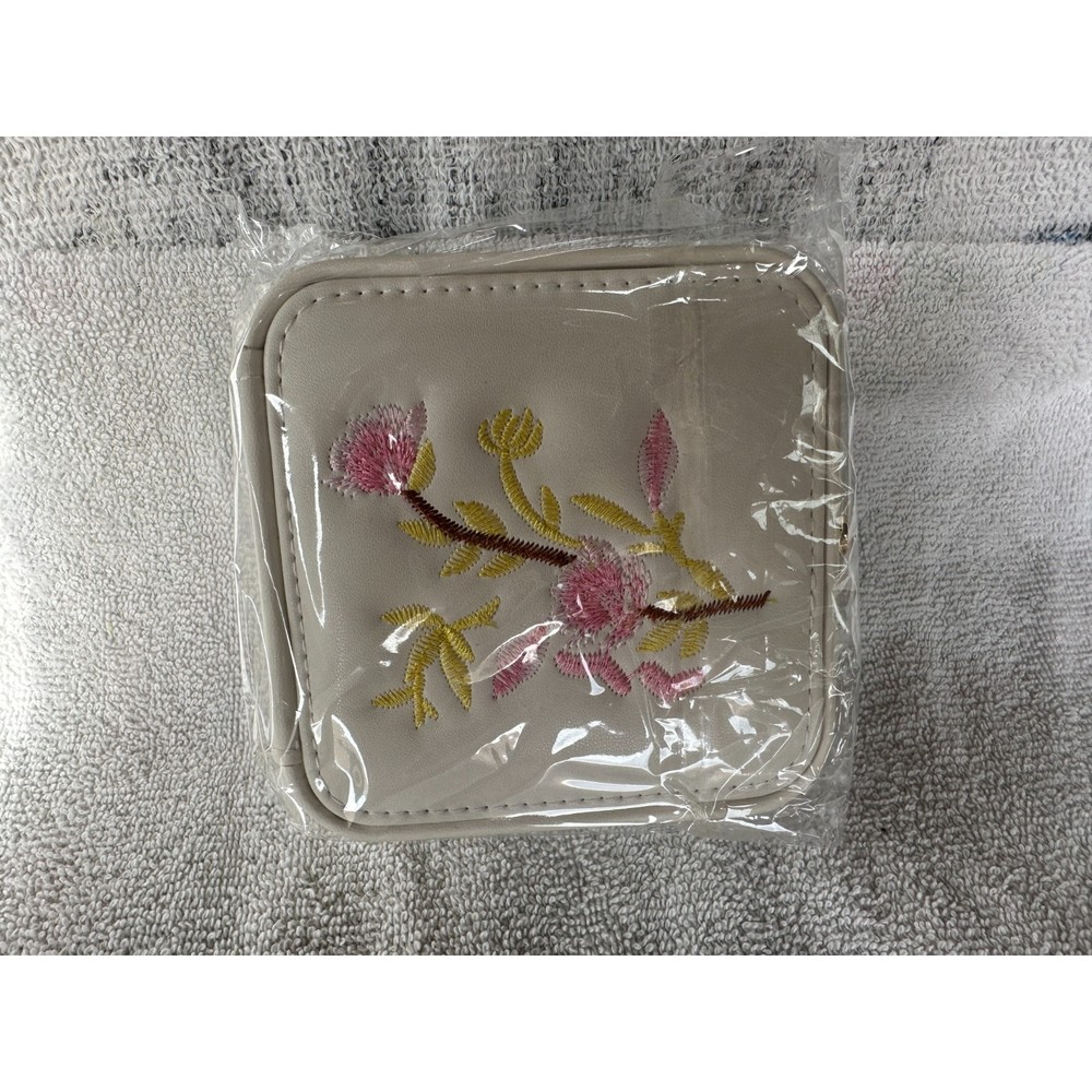 Embroidered Jewelry Box